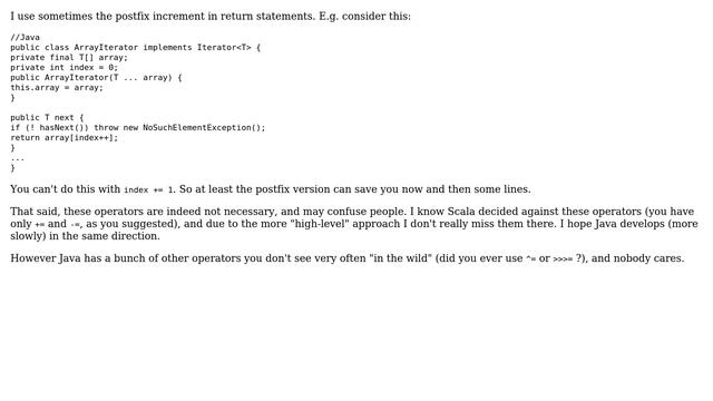 Software Engineering: Reason for (post/pre) increment operator in Java or C# (5 Solutions!!) смотреть онлайн