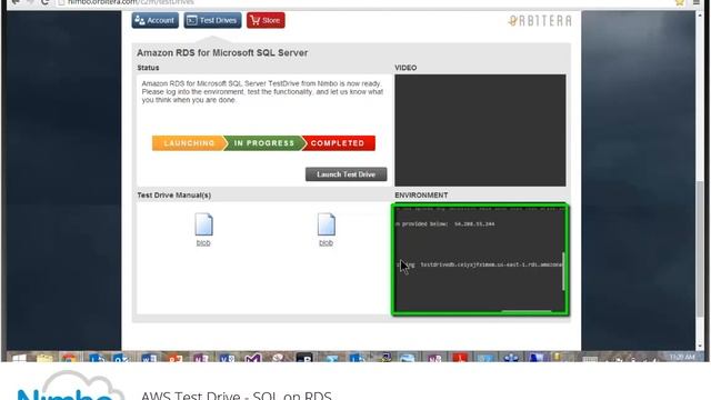 AWS Test Drive - MSSQL on RDS смотреть онлайн