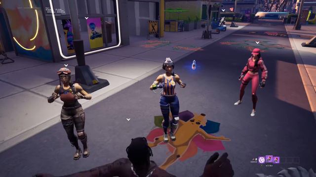 Renegade Raider & SGT. Sizzle does “MY WORLD” Fortnite Emote in Party ROYALE in Sync! смотреть онлайн