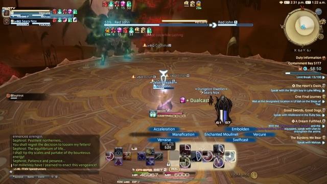FFXIV Containment Bay S1T7 unsynced speedrun in 2m31s смотреть онлайн