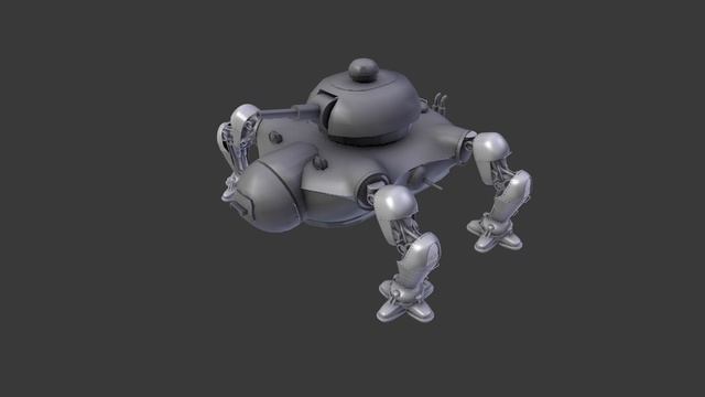 Movie Scene Creation in Blender 3D на русском языке 07 как моделировать 3D-роботанк смотреть онлайн