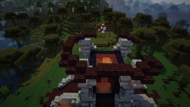 Minecraft Timelapse - Nether Portal Temple (WORLD DOWNLOAD) смотреть онлайн