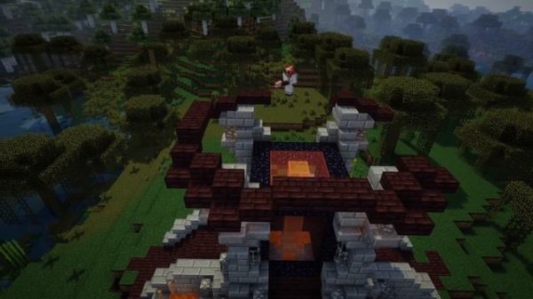 Minecraft Timelapse - Nether Portal Temple (WORLD DOWNLOAD)
