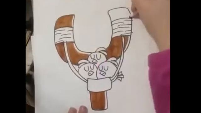 ANGRY BIRDS 10 DRAWING CHALLENGE: DAY 2: THE BLUES SLEEPING ON A SLINGSHOT смотреть онлайн