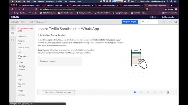 WhatsApp Python Bot in 5 minutes | 2020 | Fun Coding | Twilio смотреть онлайн