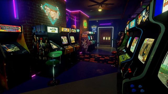 New Retro Arcade Neon - Arcade Ambience - Wallpaper Engine смотреть онлайн