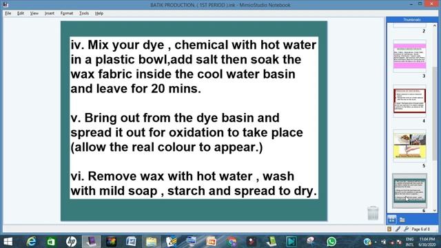 Batik Production 1
