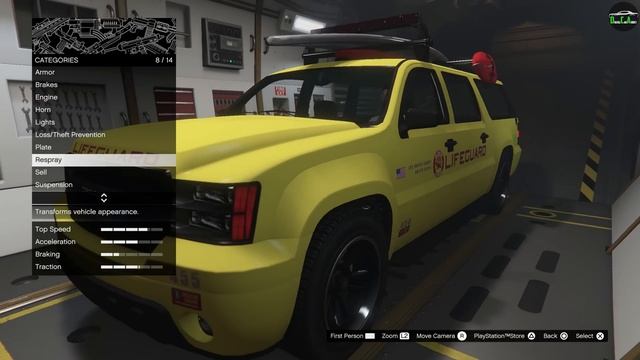 GTA 5 - OG Vehicle Customization - Declasse Lifeguard Granger (Chevy Suburban) смотреть онлайн