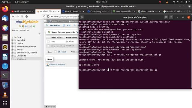 ubuntu 20.04: comment installer wordpress смотреть онлайн