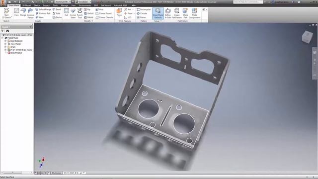 Auto Detecting Sheet Metal Thickness - New in Autodesk Inventor 2016 смотреть онлайн