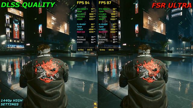 DLSS VS FSR Comparison | RTX 3060 Ti смотреть онлайн
