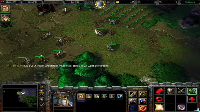 Warcraft III: Reign of Chaos - Human Campaign #4 - Jaina's Meeting, Ravages of the Plague смотреть онлайн