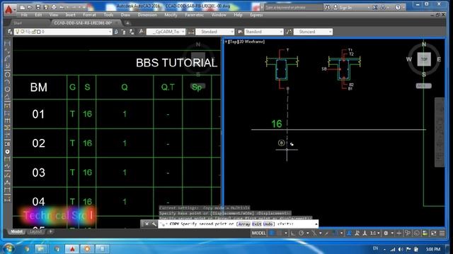 How To Make Bar Bending Schedule (BBS) in AutoCAD || BBS STEEL смотреть онлайн