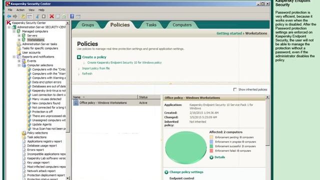 4 2 Password Protection for Kaspersky Endpoint Security смотреть онлайн