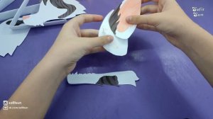 Как сделать Мурку А ну-ка Давай-ка из бумаги на руку. DIY Sofit Sun