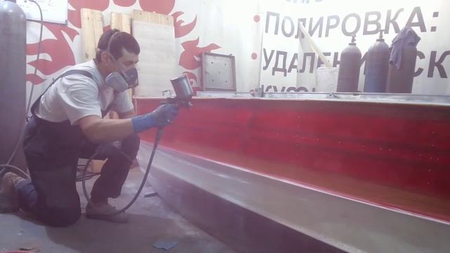 Вторая жизнь лодки Прогресс 2. Покраска часть 3. смотреть онлайн