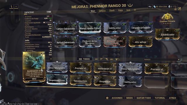 Warframe / PHENMOR, El Rifle Perfecto + Las Mejores 4 BUILDS смотреть онлайн