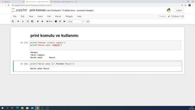Python Dersleri #1 | Print Komutu ile Ekrana Yazdırma смотреть онлайн