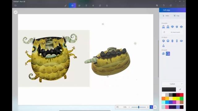 2D to 3D with Paint 3D смотреть онлайн