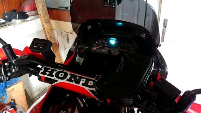 Honda NX650 Dominator Aliexpress Muffler Sound Test