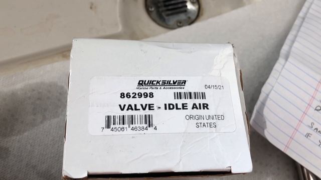 Boat Won't Start Again After Running and/or Two Beeps Every Minute - How to Change the IAC Valve смотреть онлайн