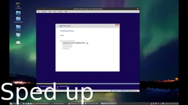 Linux Mint: Windows 10 in Virtualbox