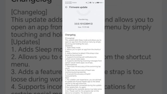 Huawei watch gt 3 received new software update harmony os 3.0.0.101 79.99MB смотреть онлайн