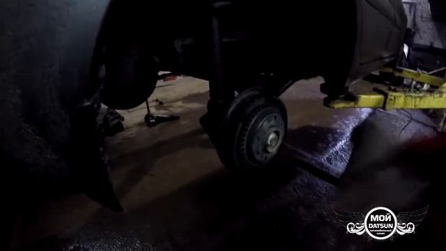 Шум в задних барабанах DATSUN ON-DO смотреть онлайн