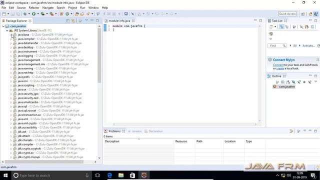 Eclipse IDE 2019-06 Installation using Zulu OpenJDK 11 on Windows 10 смотреть онлайн