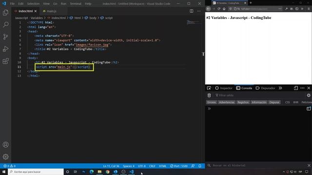 ⭐ [JS] 02 ¿Qué es y cómo se declara una variable? ? Curso JAVASCRIPT смотреть онлайн
