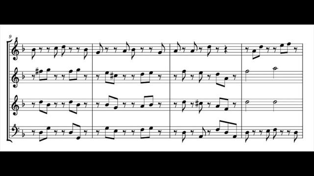 A. Bova, Sarastro Song, for recorder quartet SATB смотреть онлайн