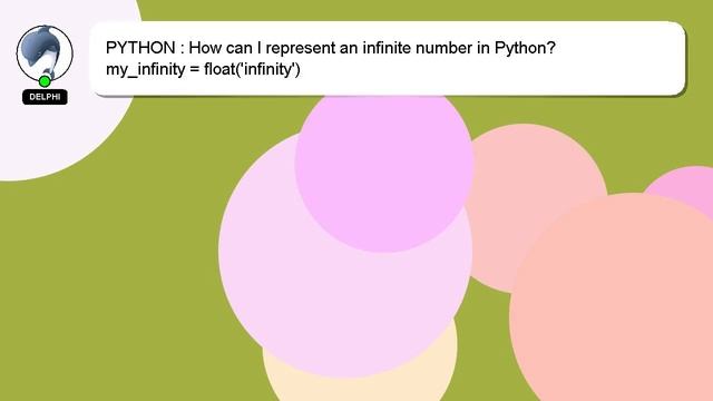 PYTHON : How can I represent an infinite number in Python? смотреть онлайн