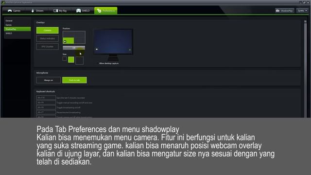 [NVIDIA GeForce Experience]#3 Show Camera Overlay смотреть онлайн
