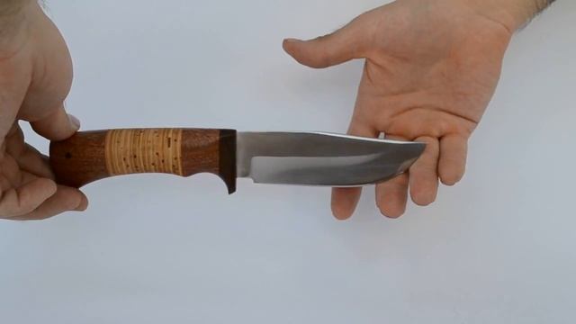 Обзор ножа БАРСУК из нержавеющей стали 65 Х13 от компании Окские Ножи смотреть онлайн