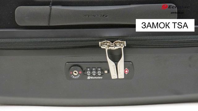 Обзор чемодана Echolac CIELO/Black S Маленький EcPC121-403-01