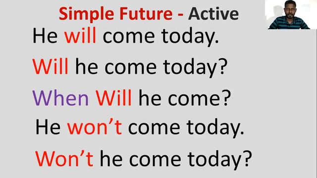 Simple future- Active ( Tamil medium ) смотреть онлайн