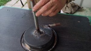 Металлический дождеватель улитка "Гигант" своими руками.