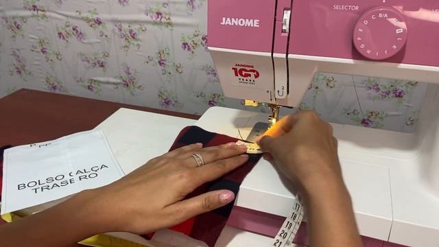 COMO FAZER CALÇA PIJAMA ⭐️ MÁQUINA 1522PG JANOME