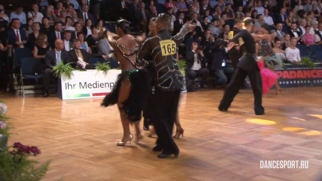 Miroslav Bonev - Emiliya Dzhelebova, BUL, 1/4 Samba смотреть онлайн