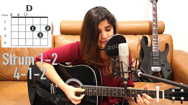 Tera Zikr Female Guitar Cover + Easy Chords Tutorial - Darshan Raval // Sarah Varghese✔ ✔🎸 смотреть онлайн