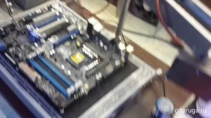 Ремонт Asus P7P55 WS. Неисправность чипсета