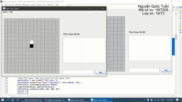 Bài Thi Java Nâng Cao(3) - Game Caro Server-Client смотреть онлайн