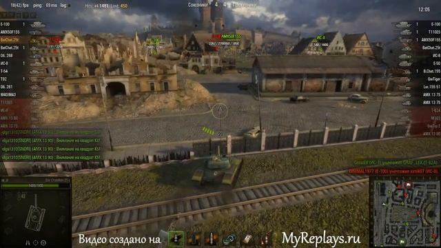 WOT: Химмельсдорф - Bat Chatillon 25 t - 5 фрагов - смотреть онлайн