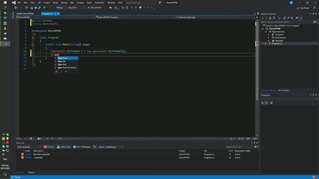 Как конвертировать файл DOCX в HTML-файл на C# и VB.Net смотреть онлайн
