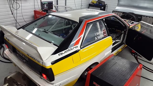 Audi Quattro A2 group B car dyno смотреть онлайн