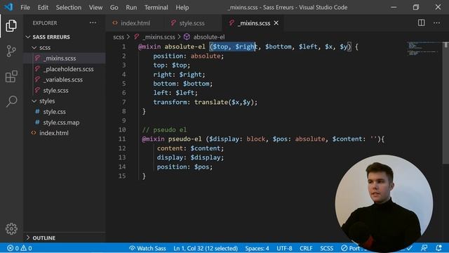 Les erreurs de débutant avec SASS/SCSS смотреть онлайн