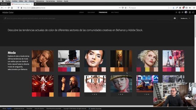 Crea una paleta de colores a partir de una fotografía con Adobe Color смотреть онлайн