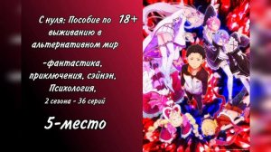 [ТОП 10] Аниме про перерождение, [Перерождение, Романтика, Этти] | RⱥistoR