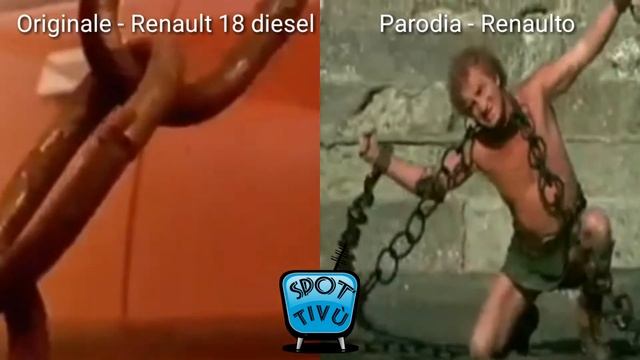 Spot Auto incatenata al Colosseo (originale Renault 18 diesel e parodia Attila Flagello di Dio) смотреть онлайн