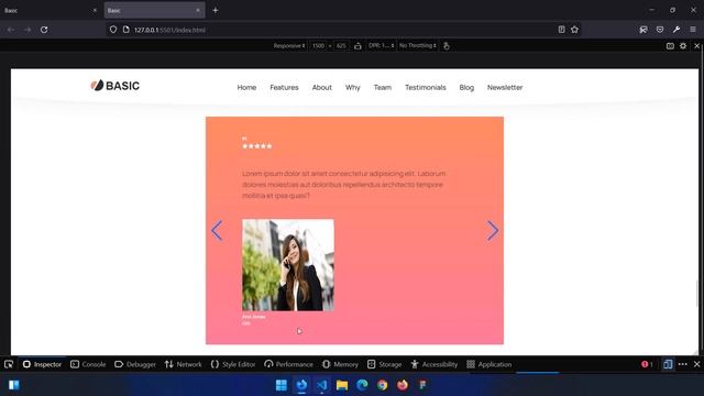 HTML-CSS Tutorial Lesson 143: Coding & Styling the Testimonials Section (Website #3 part-10) смотреть онлайн